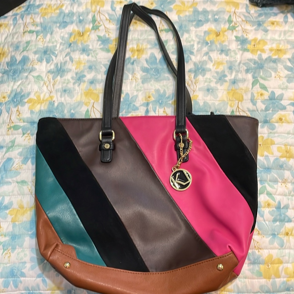 Kate Landry striped purse
